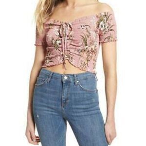 Ten Sixty Sherman Front Cinch Off Shoulder Top